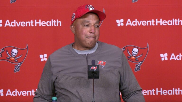 George Edwards on Alex Anzalone Flourishing Press Conference Tampa Bay Buccaneers