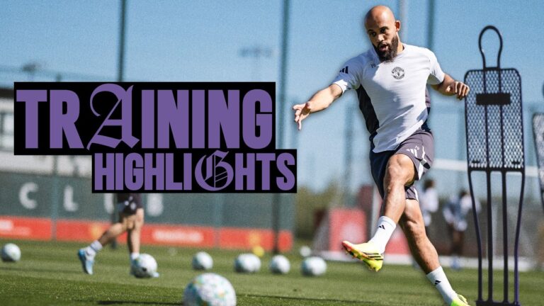 Getting Ready To Face Liverpool Inside Training