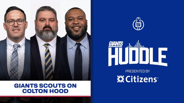 Giants College Scouts on CB Colton Hood&39s Skillset Giants Huddle New York Giants