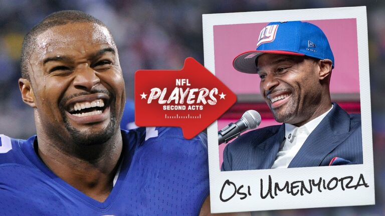 Giants legend Osi Umenyiora on recovery coma and health emergency NFL Int. Player Program