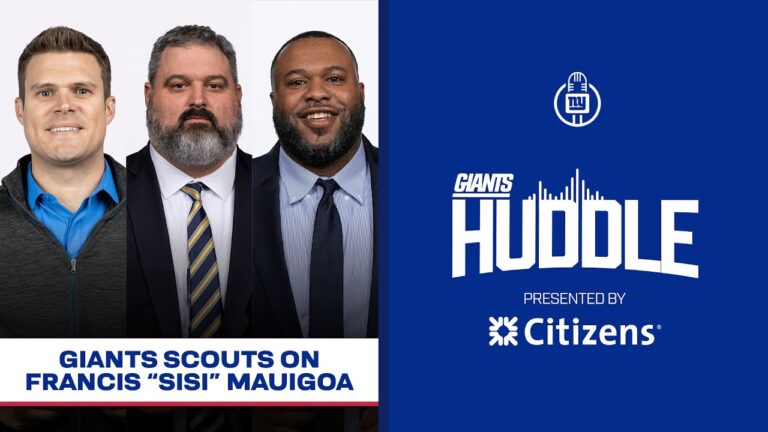 Giants Scouts on What Makes Francis Sisi Mauigoa a Unique Lineman Giants Huddle