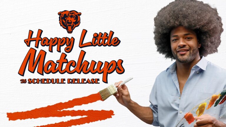 Happy little matchups Chicago Bears 2026 Schedule Release