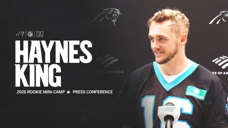 Haynes King: Panthers were the right fit Carolina Panthers