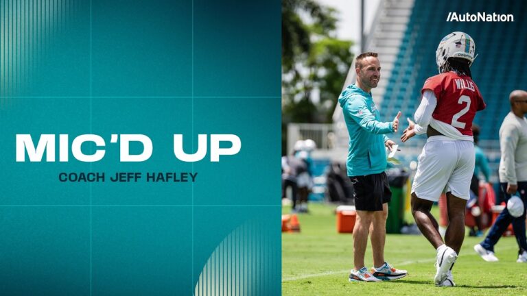 Head Coach Jeff Hafley mic’d up Miami Dolphins