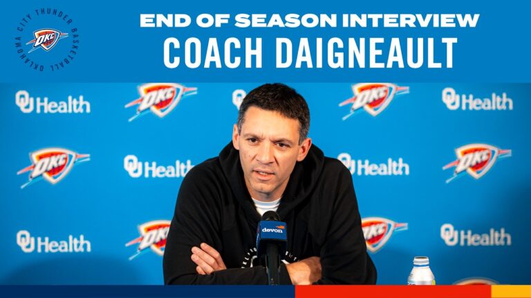 Head Coach Mark Daigneault 2025-26 End-of-Season Interviews OKC Thunder