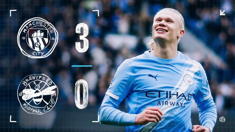 HIGHLIGHTS! City keep up pressure in title race after Brentford win Man City 3-0 Brentford