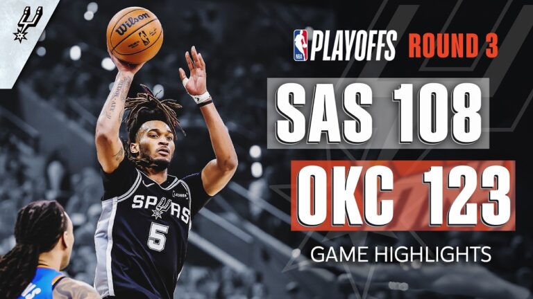 Highlights: San Antonio Spurs vs OKC Thunder Game 2 Western Conference Finals