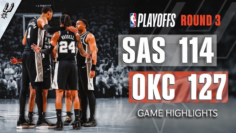 Highlights: San Antonio Spurs vs OKC Thunder Game 5 Western Conference Finals