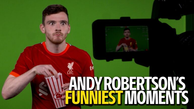 HILARIOUS Andy Robertson Moments on Camera Liverpool FC