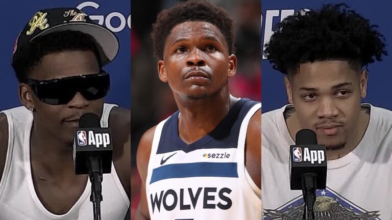 I don’t feel like there’s no pressure Anthony Edwards & Terrence Shannon Jr. On Game 1