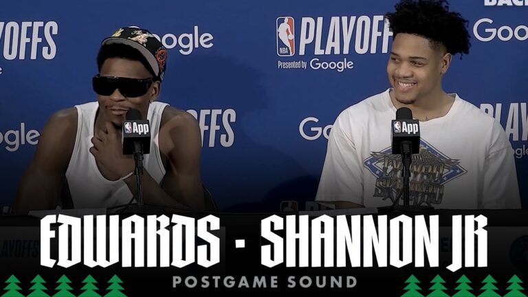 I Love Jaden McDaniels. Anthony Edwards & Terrence Shannon Jr. Postgame Sound 05.04.26