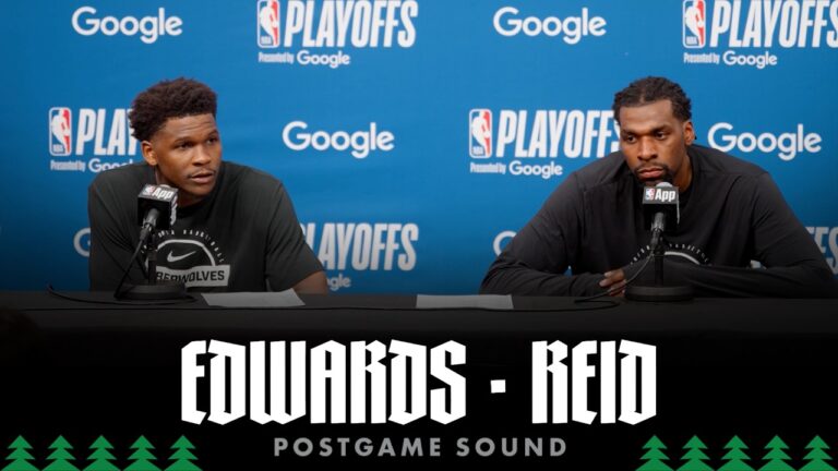 If We Make Our Shots, We Win This Game Anthony Edwards & Naz Reid Postgame Sound 05.08.26