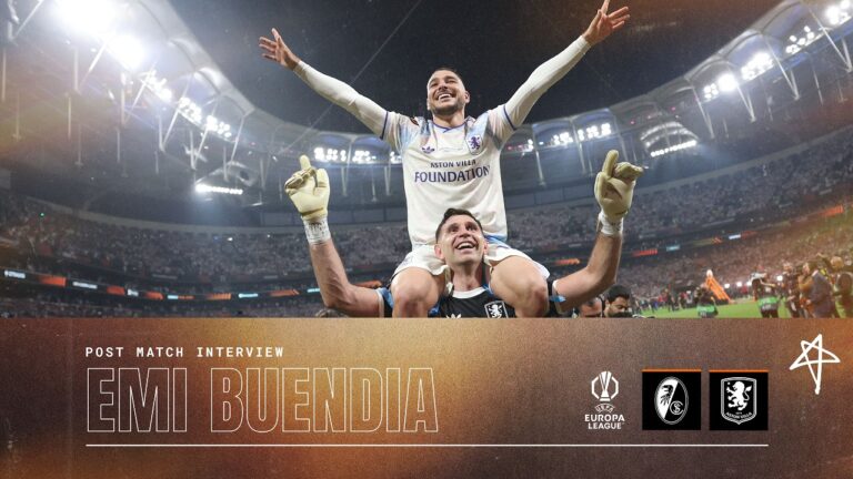 I’m out of words Emi Buendía on becoming Europa League WINNERS POST MATCH