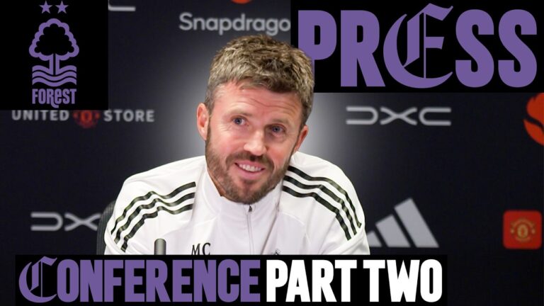 Important We Finish Strong Michael Carrick Pre-Nottingham Forest Press Conference: Part Two