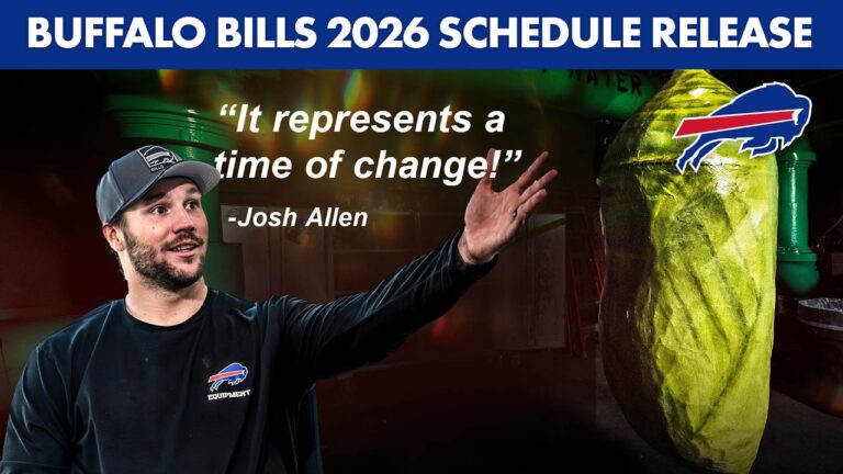 Inside the Chrysalis: Josh Allen Directs Bills 2026 Schedule Release Video Feat. William Fichtner