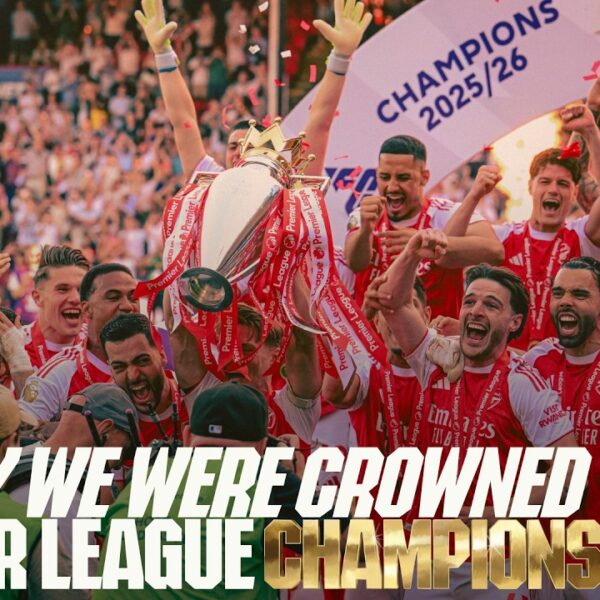 INSIDE THE DRESSING ROOM AND ON THE TEAM BUS l Arsenal crowned PL Champions l Unseen footage &amp BTS