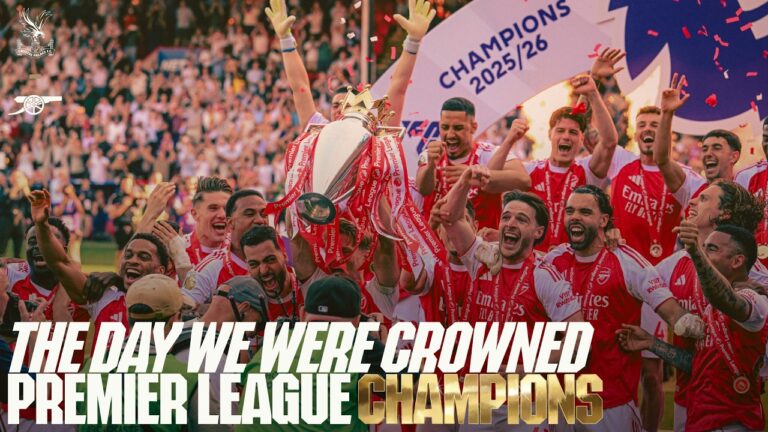 INSIDE THE DRESSING ROOM AND ON THE TEAM BUS l Arsenal crowned PL Champions l Unseen footage &amp BTS