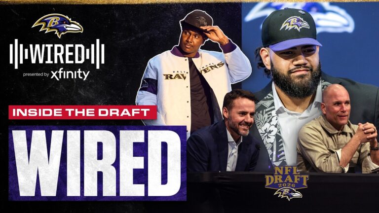 Inside the Ravens’ Draft with Vega Ioane, Zion Young, Ja’Kobi Lane Ravens Wired