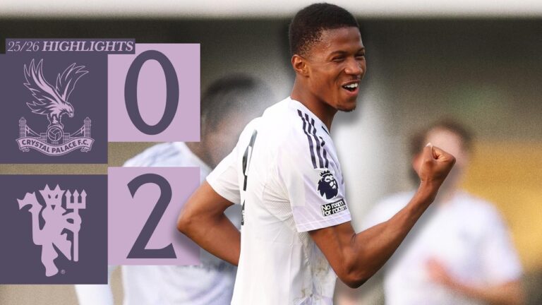 INTO THE SEMI-FINALS Palace U21s v Man Utd U21s Highlights