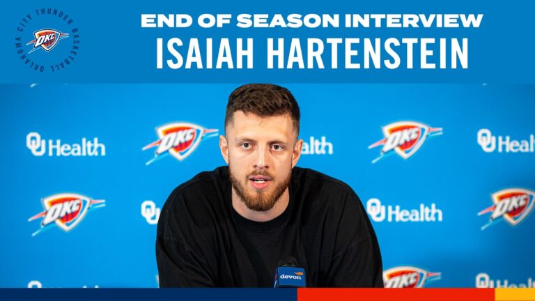 Isaiah Hartenstein 2025-26 End-of-Season Interviews OKC Thunder
