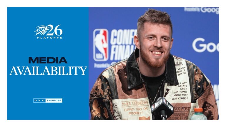 Isaiah Hartenstein on bringing physicality Playoffs WCF Game 2 Postgame Media May 20, 2026