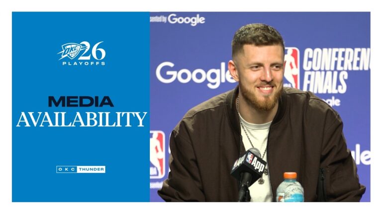 Isaiah Hartenstein on Staying Present Playoffs WCF Game 5 Postgame Media May 26, 2026