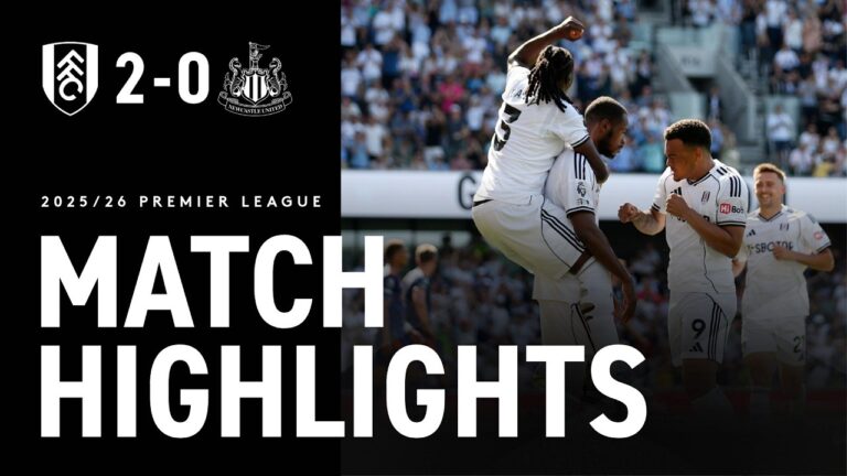 Issa Diop header and top bins from Cairney Fulham 2-0 Newcastle A win to end the season