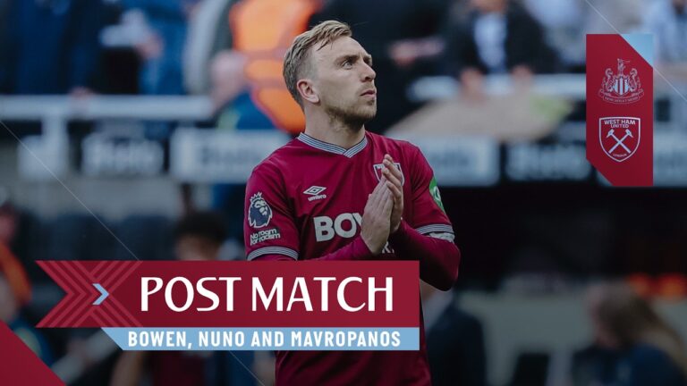It Hurts Deeply Bowen, Nuno & Mavropanos Post Match Reactions Newcastle 3-1 West Ham