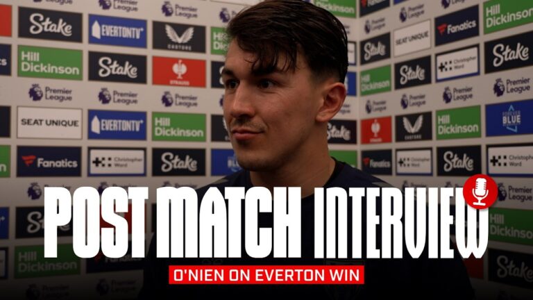 It was a special afternoon O’Nien Reflects On Everton Win Post-Match Interview