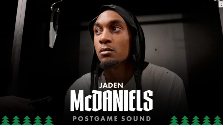 Its A Blessing To Have Him Ant On The Court. Jaden McDaniels Postgame Sound 05.04.26