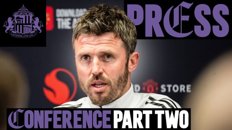 I’ve Learned From The Past Michael Carrick Pre-Sunderland Press Conference: Part Two