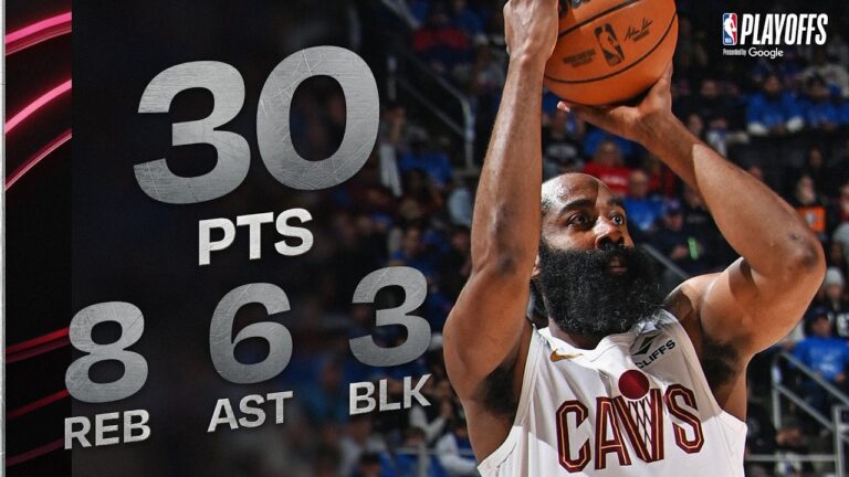 James Harden CAME UP BIG With 30 PTS vs Pistons in Game 5 May 13, 2026