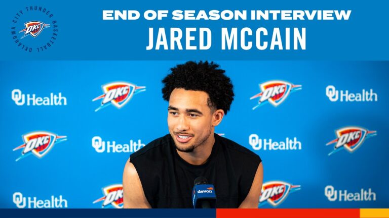 Jared McCain 2025-26 End-of-Season Interviews OKC Thunder