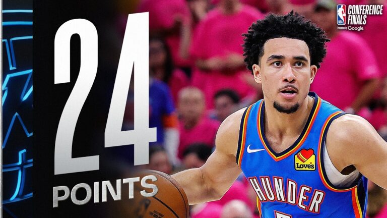 Jared McCain Joins ELITE Playoff Company With 24-PTS Off the Bench May 22, 2026
