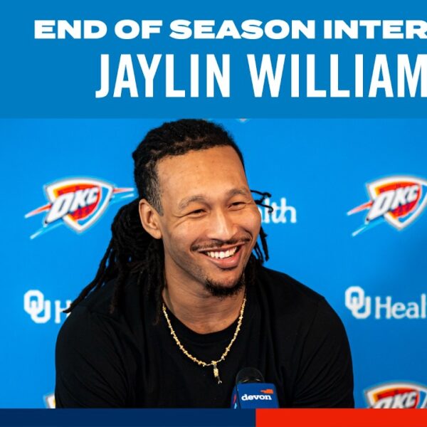 Jaylin Williams 2025-26 End-of-Season Interviews OKC Thunder
