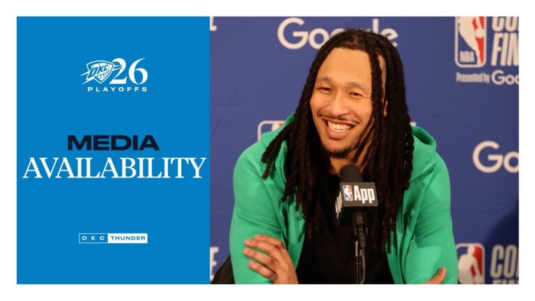 Jaylin Williams on Being Ready Playoffs WCF Game 3 Postgame Media May 22, 2026