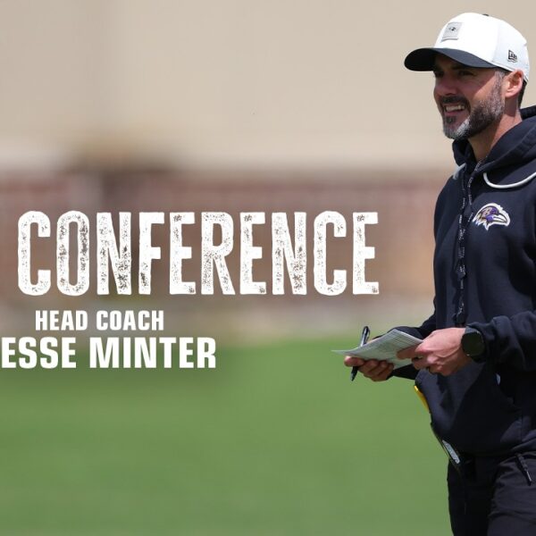 Jesse Minter, Lamar Jackson Media Availability Baltimore Ravens