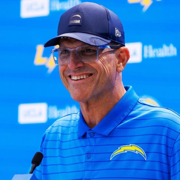 Jim Harbaugh Kicks Off 2026 OTAs LA Chargers