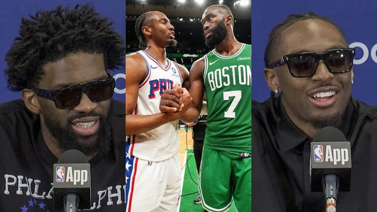 Joel Embiid & Tyrese Maxey Speak After Historic Game 7 Performance & Win In Boston May 2, 2026