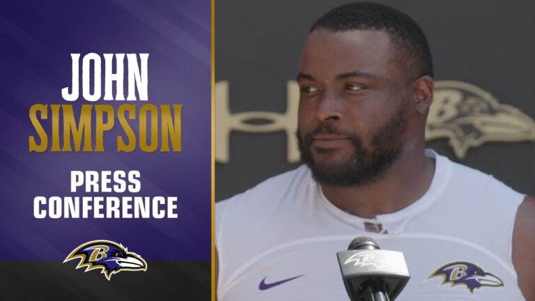 John Simpson Shares His First Impressions of Vega Ioane Baltimore Ravens