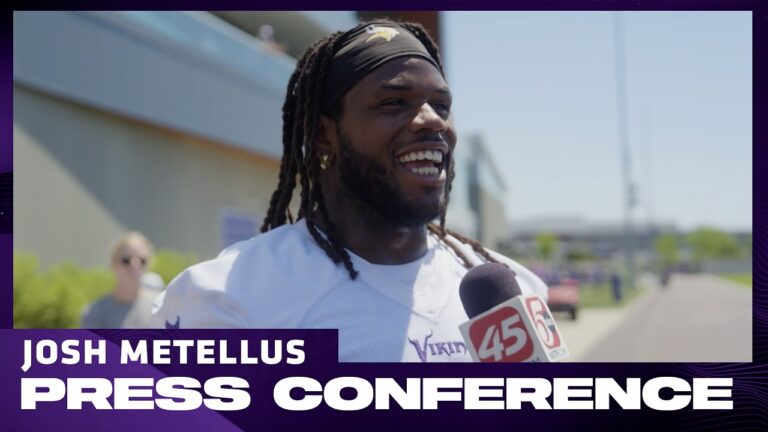 Josh Metellus on Building Relationships, 2026 Vikings Offseason Training & Getting Healthy