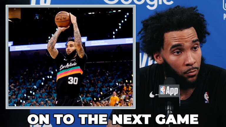Julian Champagnie on Having an ‘On to the Next’ Mindset After Game 1 of Western Conference Semis