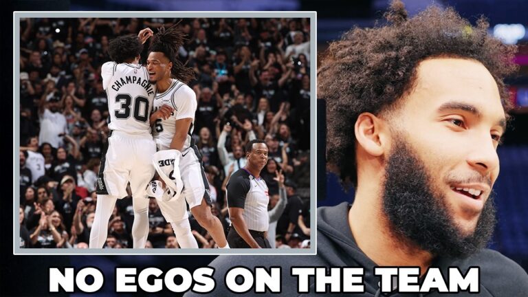 Julian Champagnie on Spurs Looking to Take 3-1 Series Lead Back to San Antonio vs. Minnesota