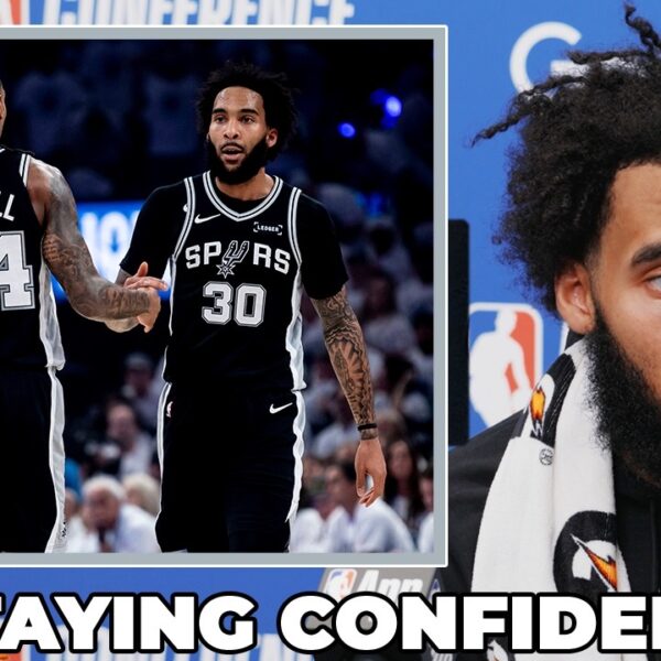 Julian Champagnie on Staying Confident & Positive After Game 5 of Western Conference Finals vs. OKC