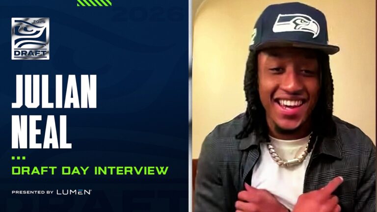 Julian Neal Draft Day Interview 2026 NFL Draft