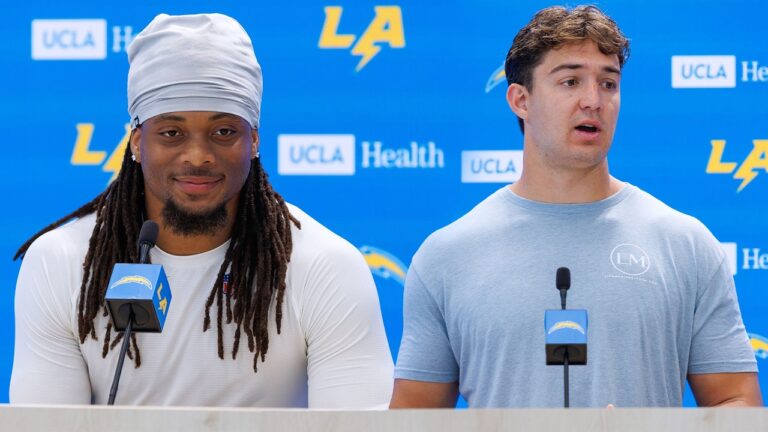 Keaton Mitchell & Charlie Kolar On Joining The LA Chargers
