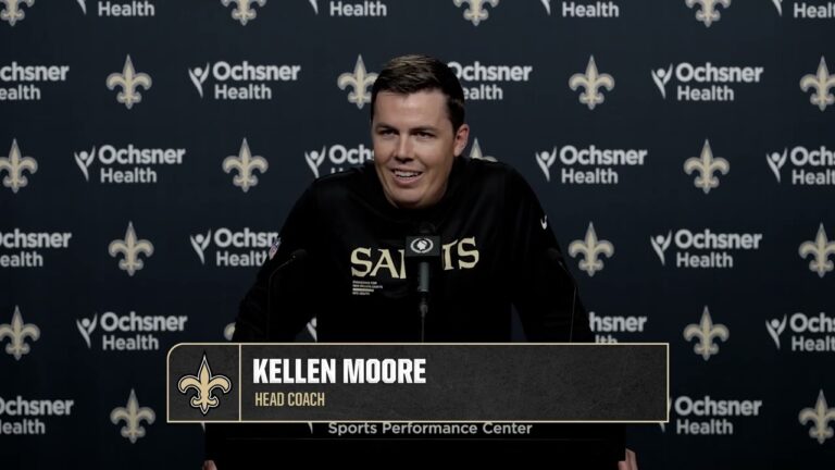 Kellen Moore recaps practice Saints Rookie Minicamp