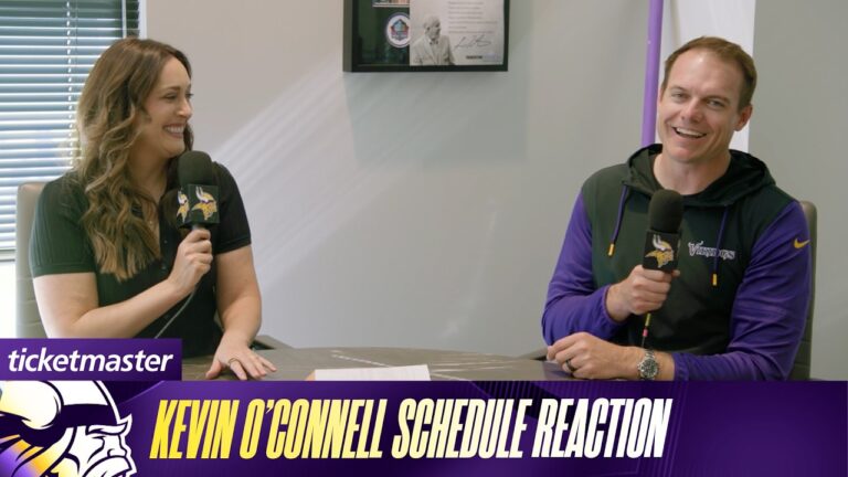 Kevin O’Connell Reacts to Minnesota Vikings 2026 Schedule