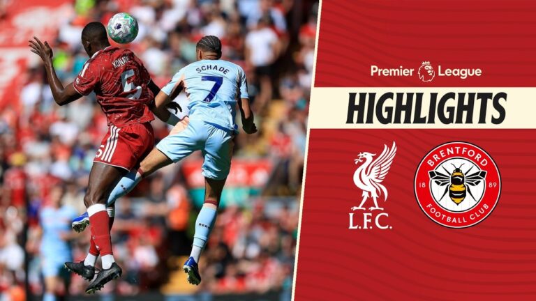 Kevin Schade scores in Liverpool draw Liverpool 1 Brentford 1 Premier League Highlights