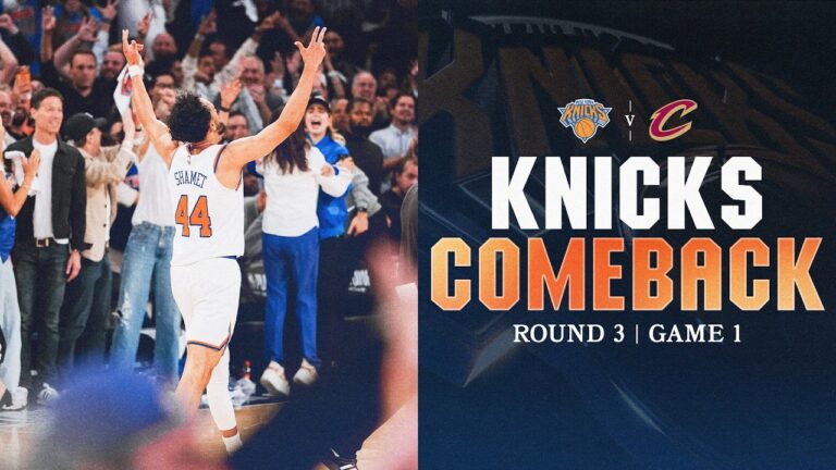 Knicks Overcome BIGGEST Playoffs Deficit in franchise history to win Game 1 of ECF